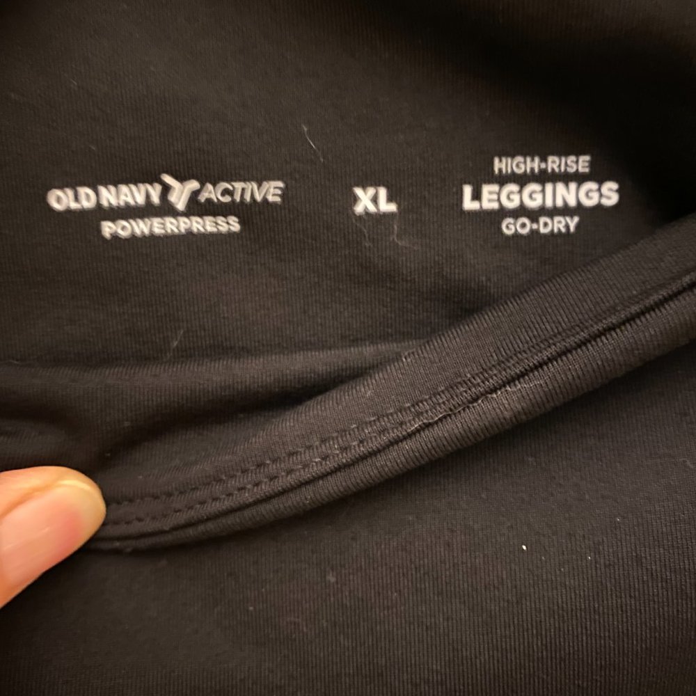 Set: New Leggings XL Powerpress High-rise Go-Dry Brand New AND XXL graphic Tee